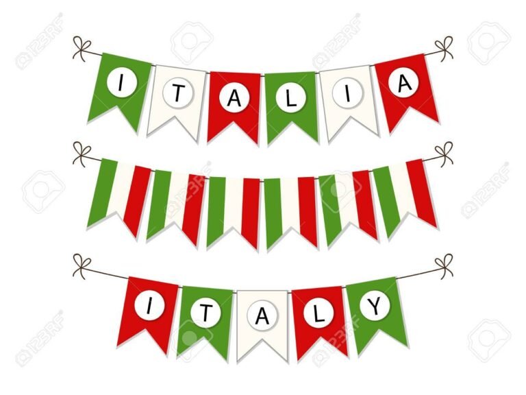 Quali Sono I Giorni Di Festa Nazionali In Italia 22 bandiera italiana con festoni colorati