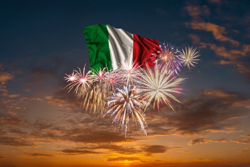 Quali sono i giorni di festa ufficiali in Italia e le loro tradizioni 1 bandiera italiana con simboli festivi