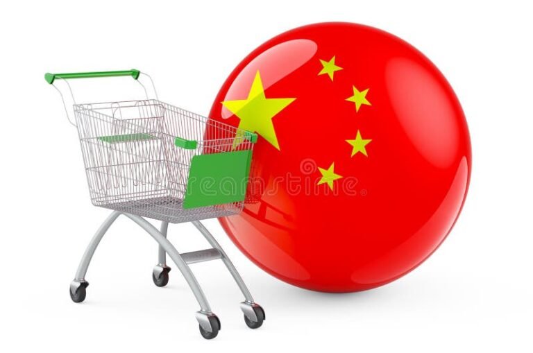 Come acquistare in sicurezza su siti cinesi: consigli utili 2 carrello della spesa con bandiera cinese