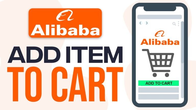carrello della spesa virtuale su alibaba