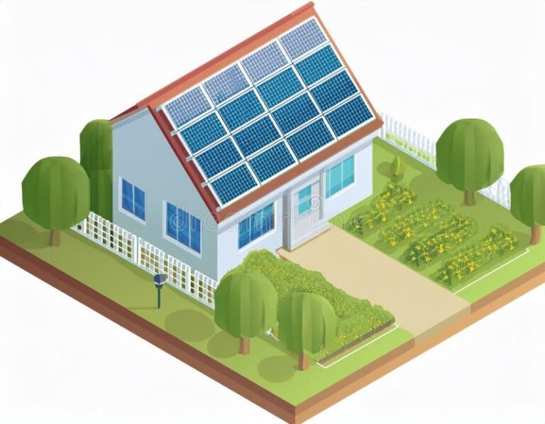 casa con giardino e simbolo di risparmio