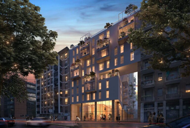 foto delledificio moderno in viale umbria