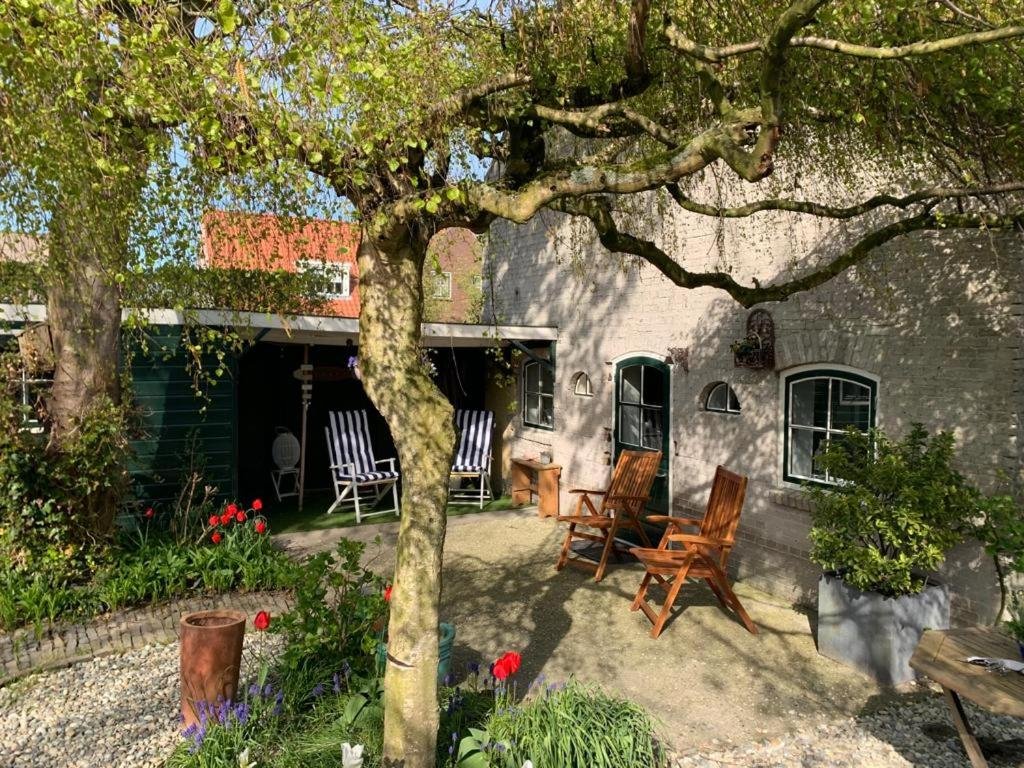 Dove si trova il B&B Via della Piazza e quali servizi offre 1 foto di un accogliente bb con giardino