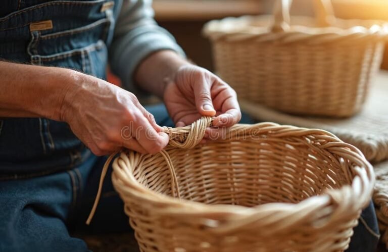 mani che creano un oggetto artigianale