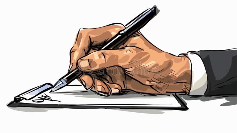 mani che firmano un documento legale