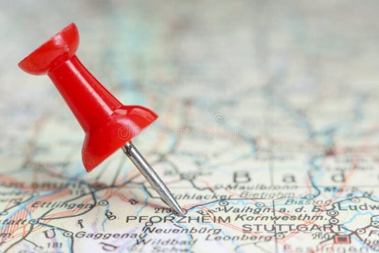 mappa con pin che evidenzia attivita commerciale