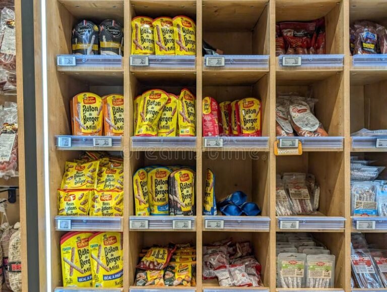 Come ottimizzare lo stoccaggio dei prodotti alimentari confezionati 31 scaffali ben organizzati con cibo confezionato