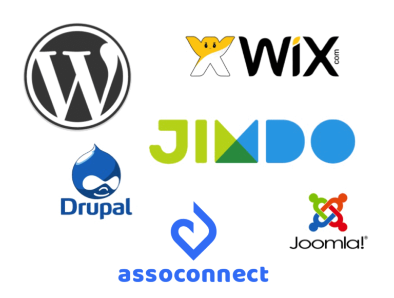 Quali sono i migliori CMS per la gestione dei contenuti sul web 49 screenshot di vari loghi di cms famosi