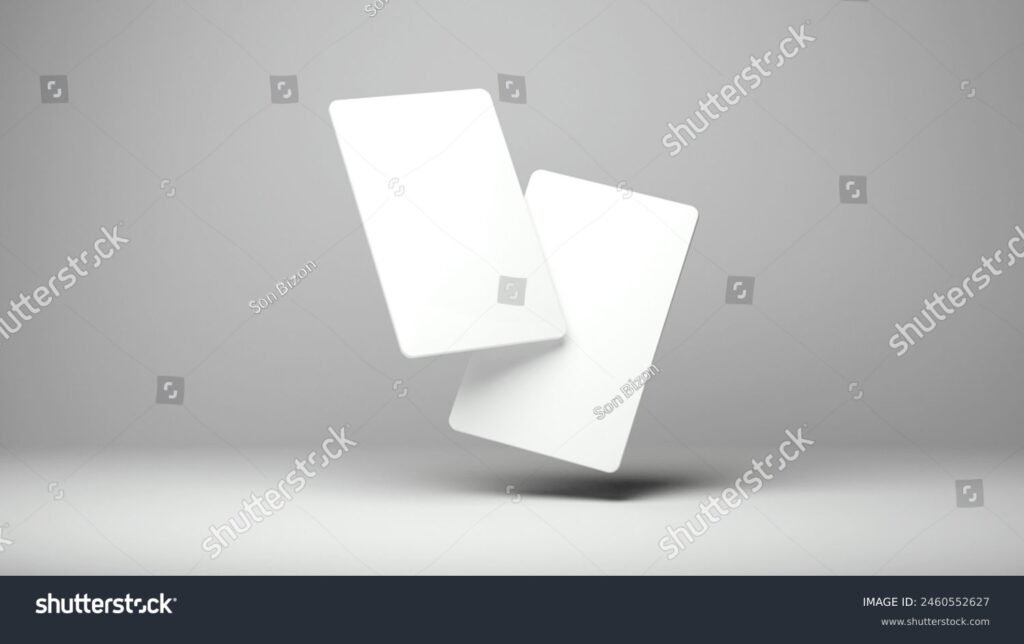 smart card in primo piano su sfondo neutro