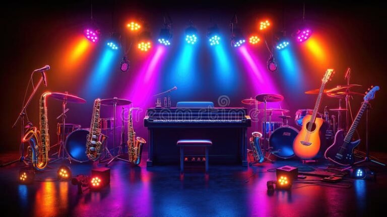 Quali strumenti musicali si possono acquistare con il bonus cultura 52 strumenti musicali colorati su un palco