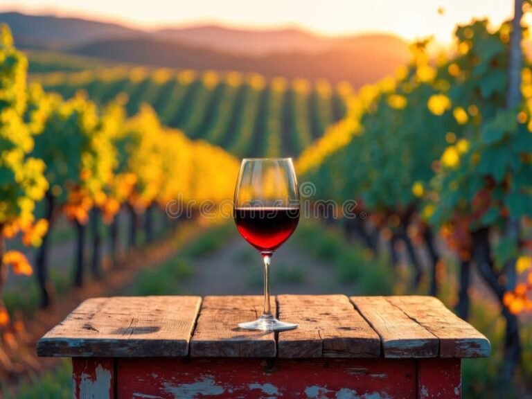 Quali sono le curiosità e i segreti del "Vino al vino" di Mario Soldati 15 un calice di vino su un tavolo rustico