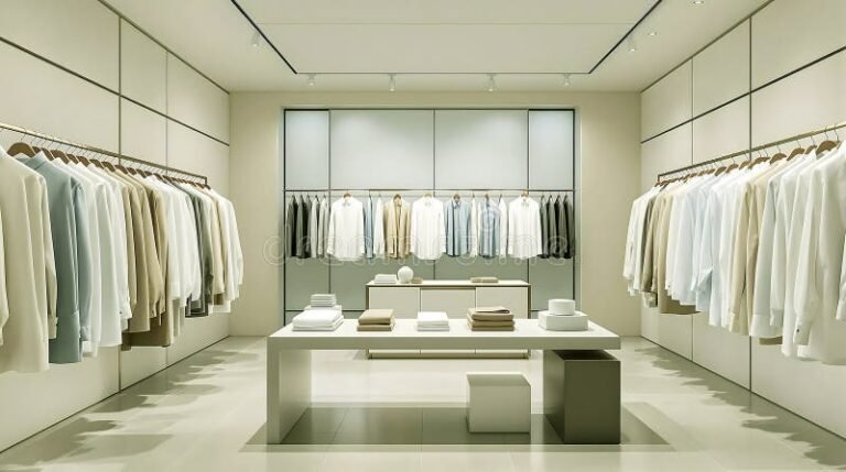 un elegante showroom di alta moda