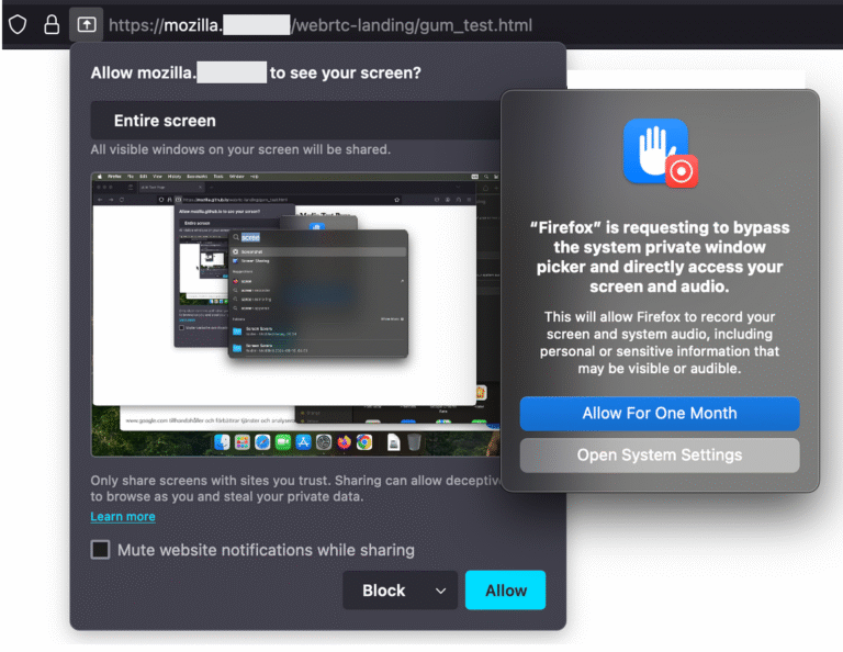 un macbook con schermata di download firefox