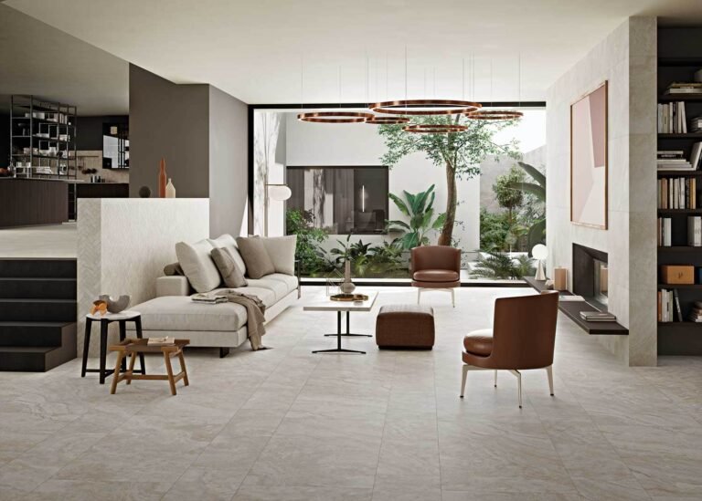 un pavimento in piastrelle elegante e moderno