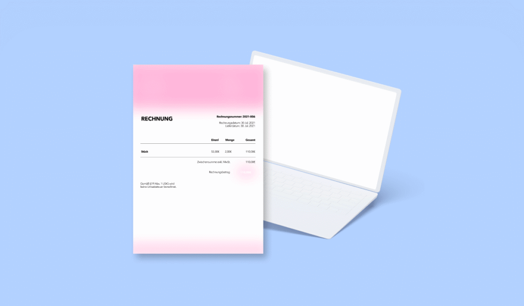 Qual è il fac simile di fattura elettronica da utilizzare per la tua attività 1 una fattura elettronica su sfondo neutro