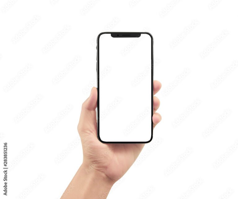 una mano che tiene un dispositivo elettronico