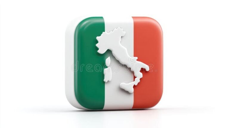 una mappa dellitalia con icone lavorative