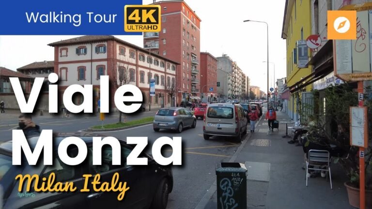 una vista di viale monza a milano